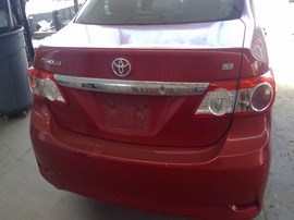 2011 TOYOTA COROLLA, RED, LE MODEL, 1.8L, AT.   Z26472